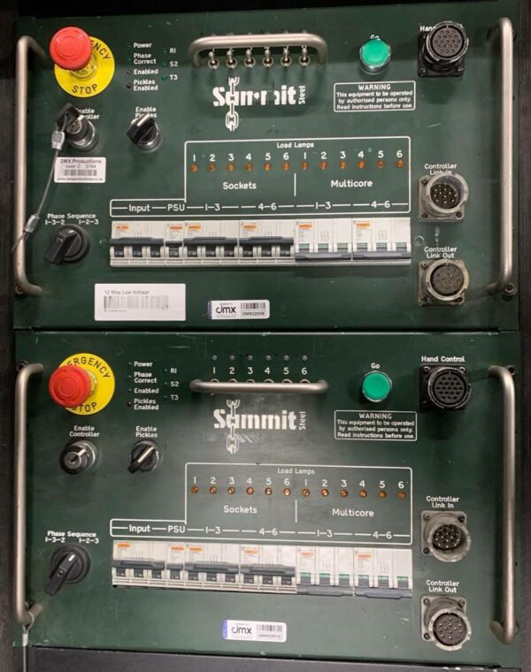 12 Way Low Voltage Motor Control Rack - Ceeform Outputs - DMX Productions